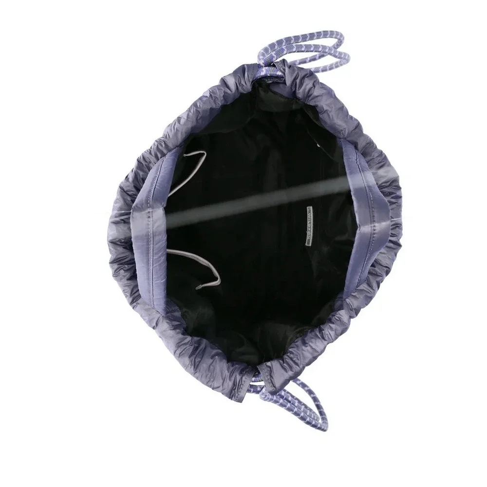 Wildfox Puffy Drawstring‎ Backpack Anthracite NWT MSRP $60
